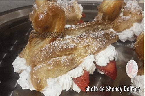 CHOUX A LA CREME MAIS EN FORME DE CYGNE