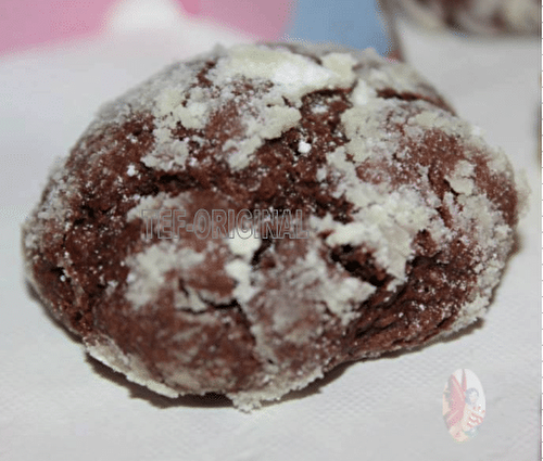 CRAQUELÉS AU CHOCOLAT ( CRINKLES )