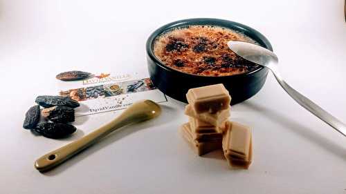 Crème brûlée chocolat blanc tonka fruits rouges - Thermomix en Famille
