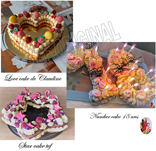Letter cake et number cake au thermomix