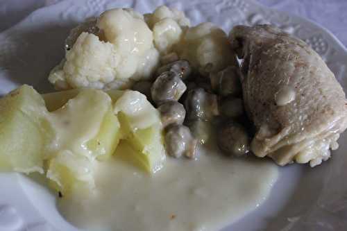 POULET A LA CREME ET CHAMPIGNONS (multi-cuisson)