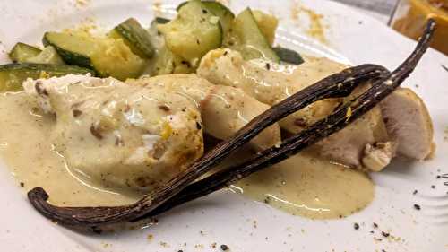 POULET À LA VANILLE ET AU POIVRE SANSHO DU JAPON au thermomix