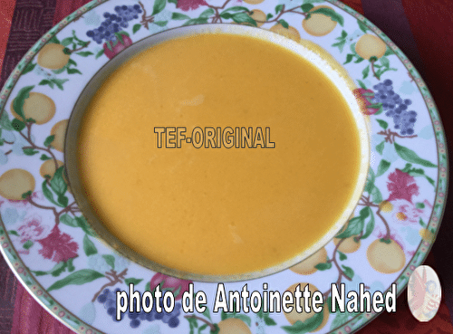 SOUPE AUX CAROTTES