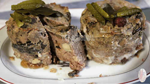 TERRINE DE CHEVREUIL AUX NOISETTES