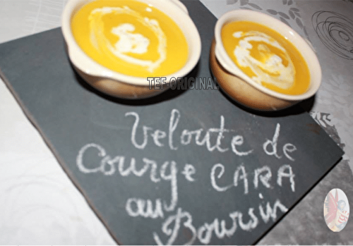 VELOUTE DE COURGE CARAT au BOURSIN