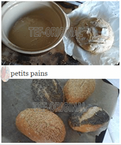 PAIN COCOTTE (en pas à pas) et 4 petits pains