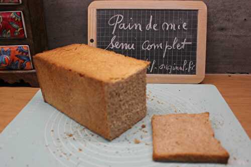 PAIN DE MIE SEMI complet au thermomix