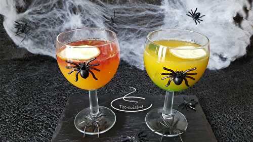 Cocktail enflammé pour Halloween