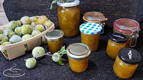 Confiture de prunes (Reine Claude) rapide au micro-ondes