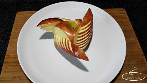 Décoration avec une pomme - Toc-cuisine Vidéos