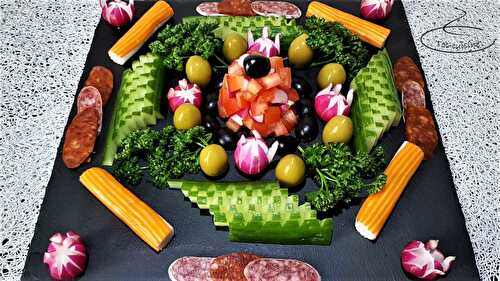 Découpe de concombre pour décoration de plats - toc-cuisine.fr