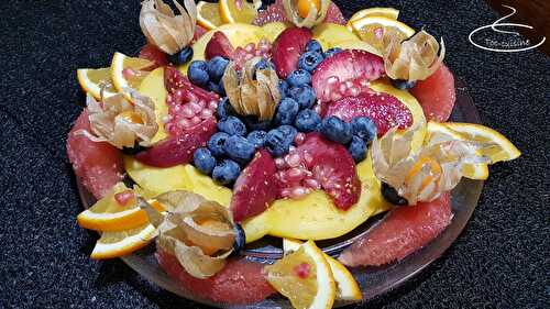 Joli plateau de fruits