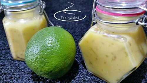 Lime-curd (citrons verts) ou lemon-curd (citrons jaunes)