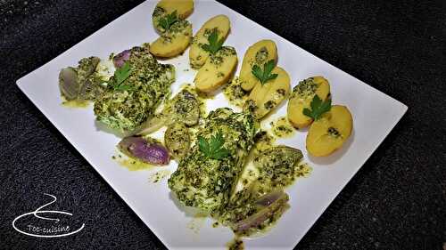 Lotte aux échalotes sauce au persil - toc-cuisine.fr