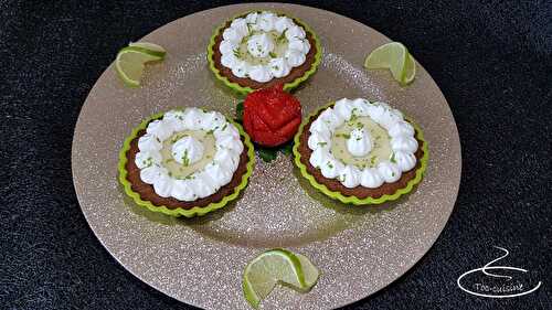 Mini key lime pies (tartelettes au citron vert)