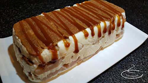 Terrine marbrée aux poires et aux spéculoos caramel beurre salé