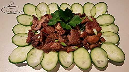 Porc à l'ail façon street food  thaï