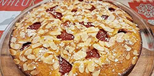 Gâteau fondant aux fraises