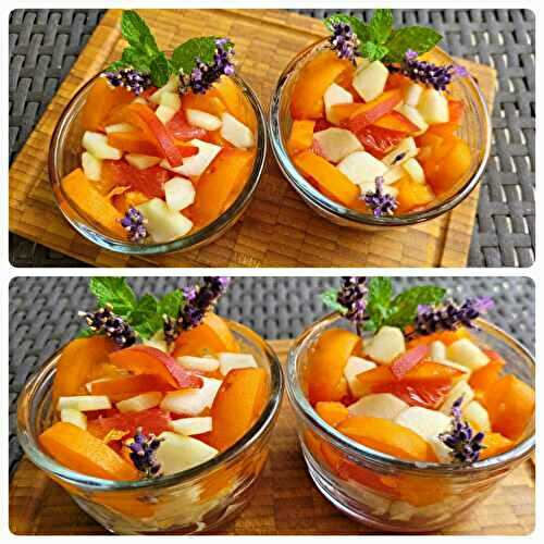 Coupes de fruits frais d’été 