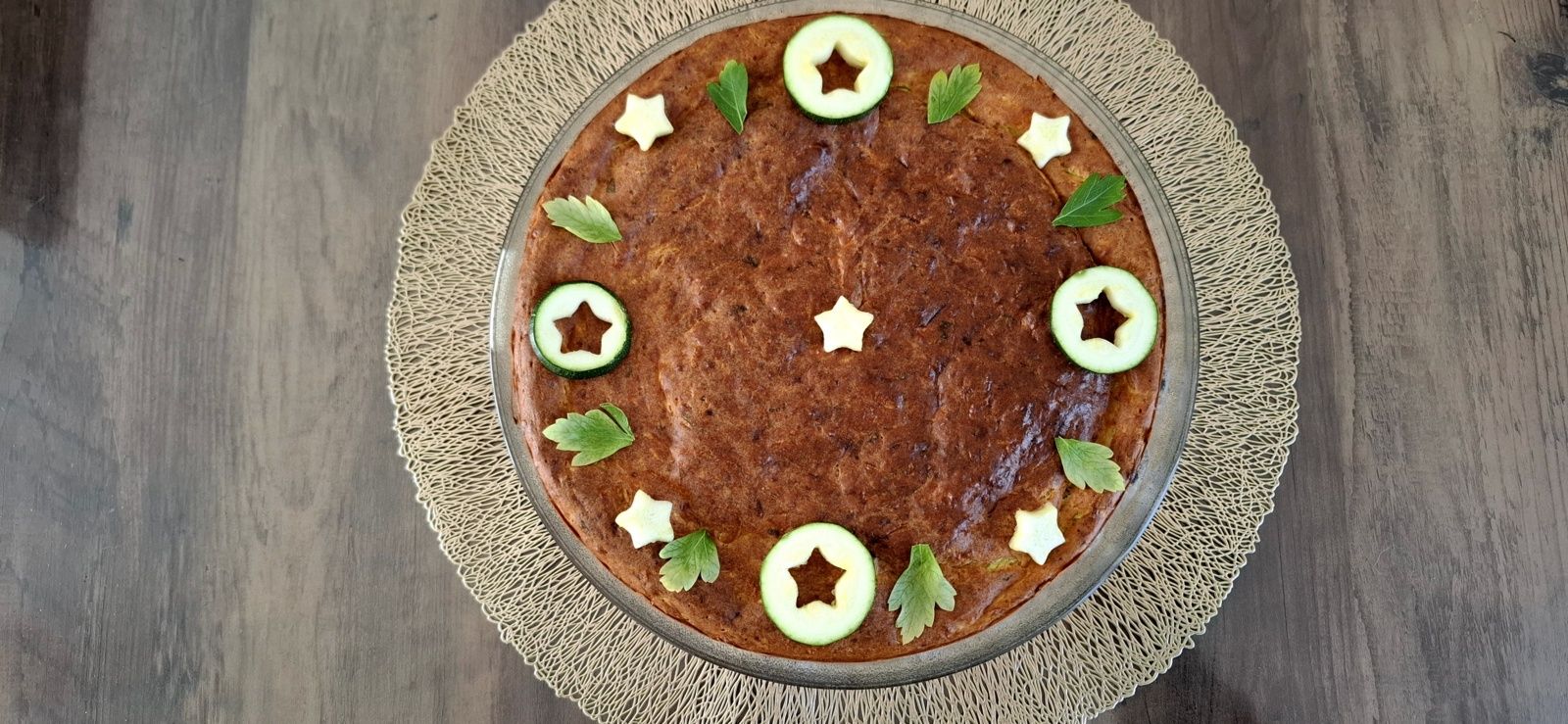 Gâteau moelleux à  la courgette ricotta et citron