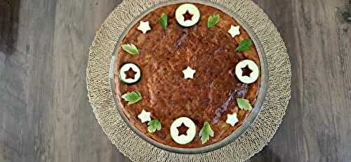 Gâteau moelleux à  la courgette ricotta et citron
