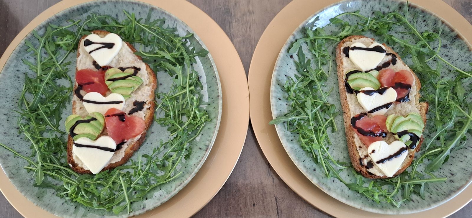 Bruschettas de la Saint Valentin 