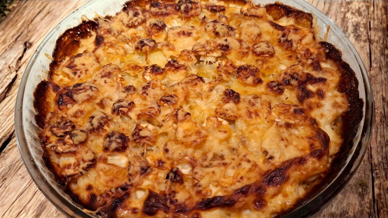Gratin de panais et pommes de terre 