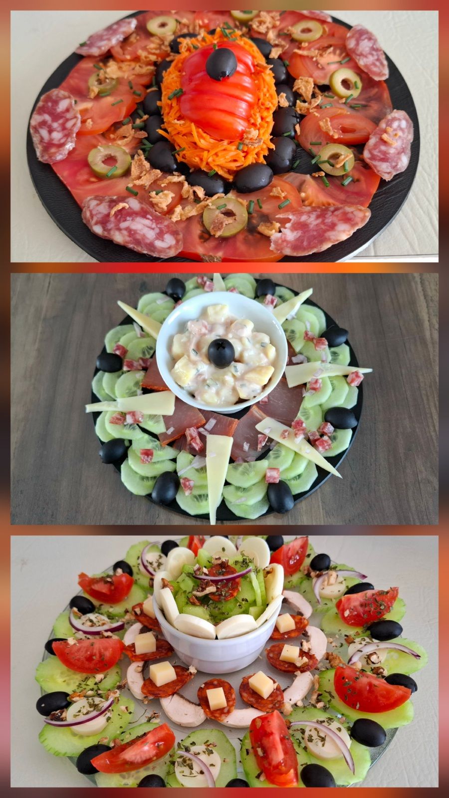 Nouveaux plateaux pour entrées  printanières 