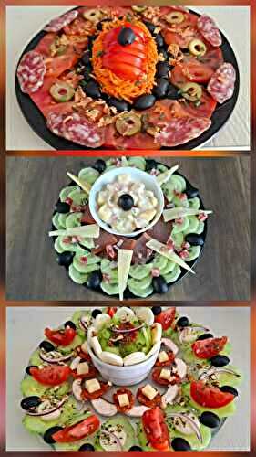 Nouveaux plateaux pour entrées  printanières 