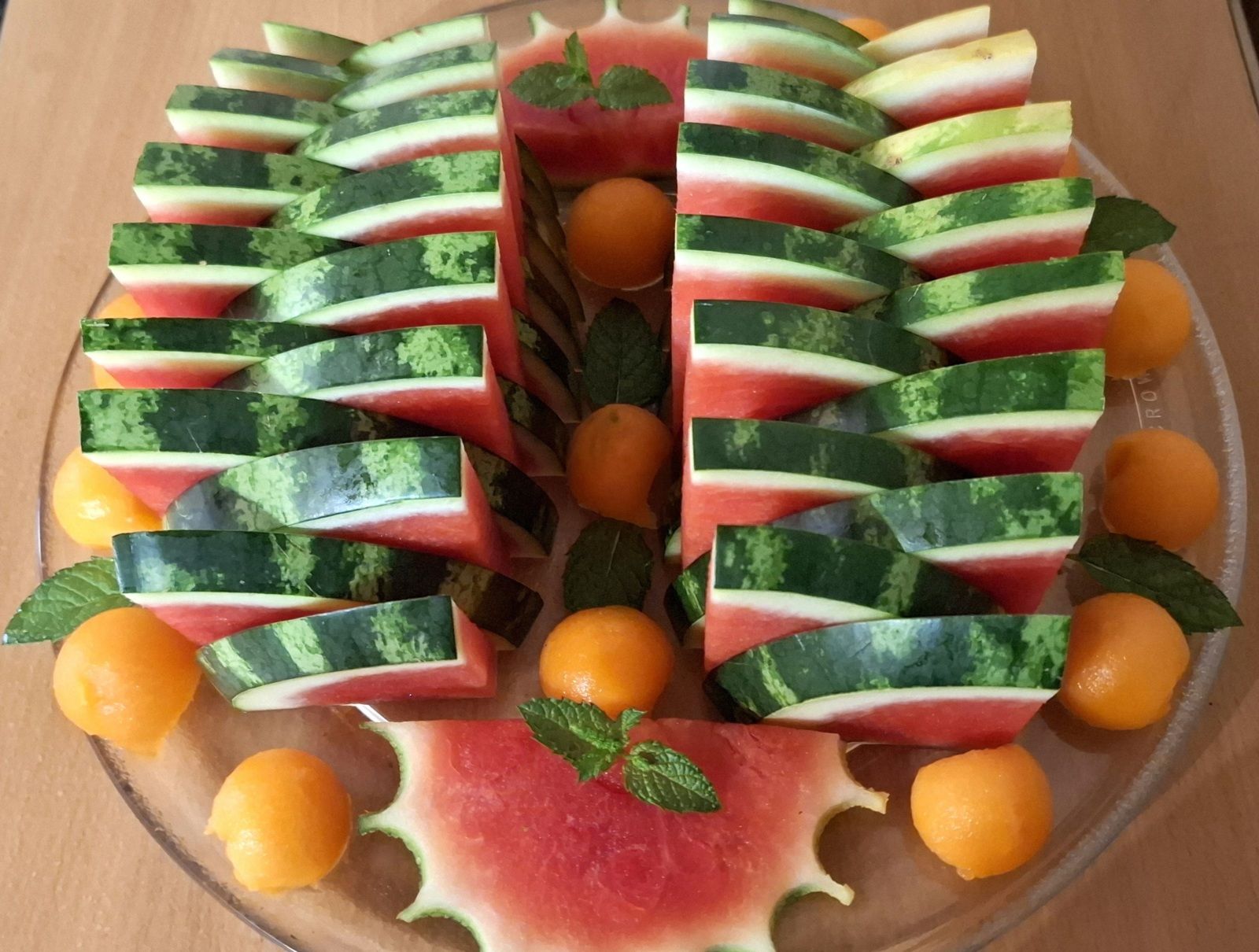 Symphonie estivale de pastèque  et melon