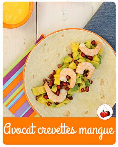 Avocat crevettes mangue