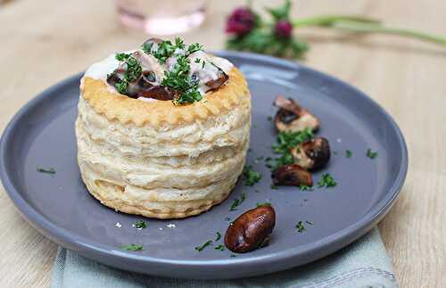 Bouchée à la reine aux champignons | Une recette végétarienne