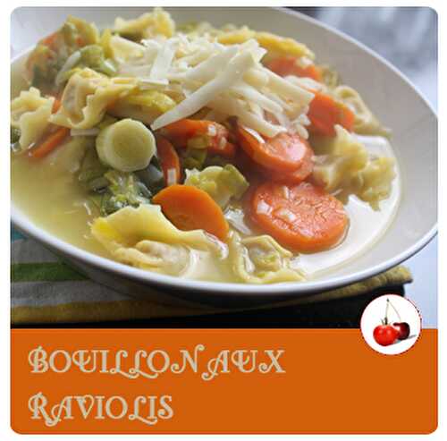 Bouillon aux raviolis