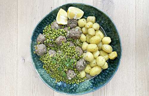 Boulettes de bœuf aux petits pois | Une recette familiale et parfumée