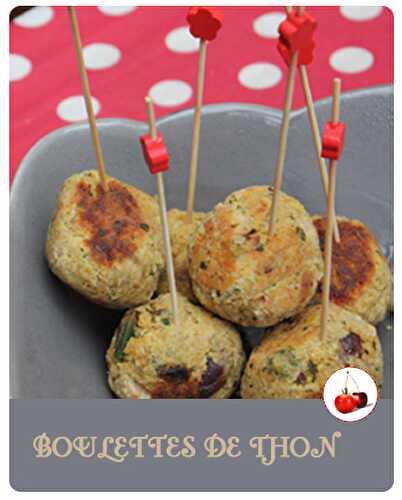 BOULETTES DE THON