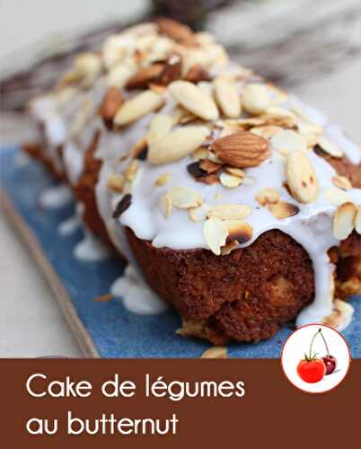 Cake de légumes au butternut et amandes croustillantes