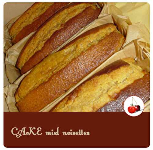 CAKE miel noisettes