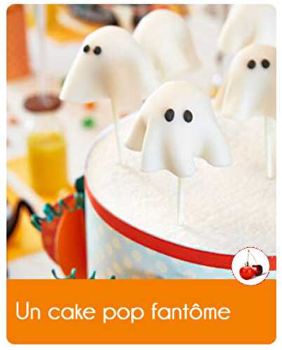 Cake pop fantôme | Une recette pour Halloween | Tomate-Cerise.be