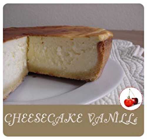 CHEESECAKE VANILLé