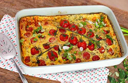 Clafoutis aux tomates cerises | Une recette qui sent bon l’été