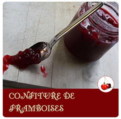 Confiture de framboises