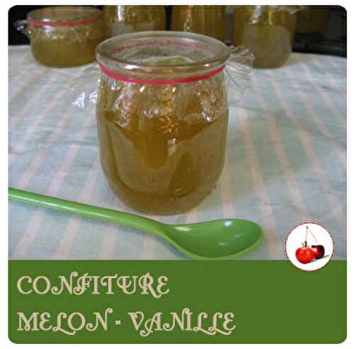 Confiture melon vanille