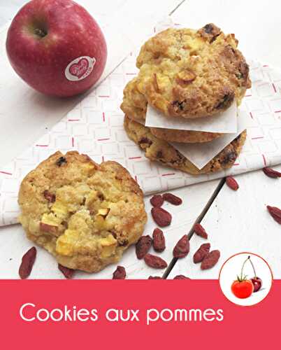 Cookies aux pommes Pink Lady et aux baies de goji