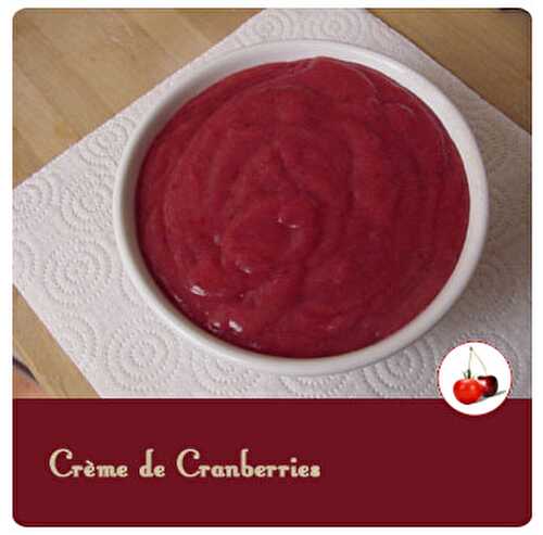 CREME DE CRANBERRIES