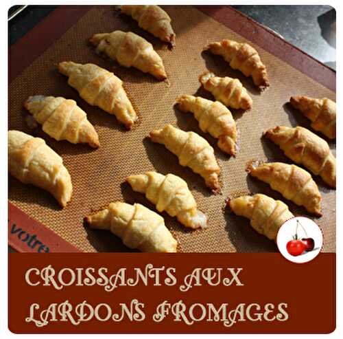 Croissants salés aux lardons et fromages | Recettes