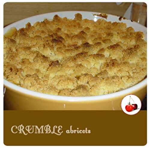 Crumble amandine aux abricots | Une recette