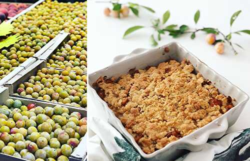 Crumble aux pommes et mirabelles | Une recette