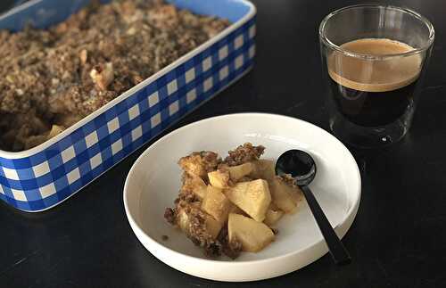 Crumble aux pommes et poires | Une recette