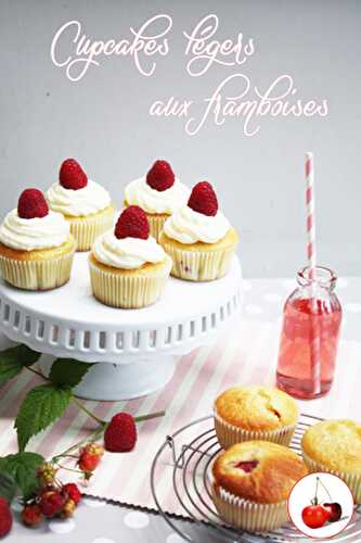 Cupcakes légers framboises au lait battu Balade