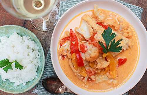 Curry de légumes au cabillaud | Une recette de poisson
